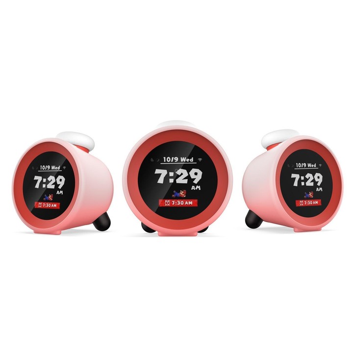 For Nintendo Sound Clock Alarmo DOBE Smart Motion Alarm Silicone Protective Case(Red)