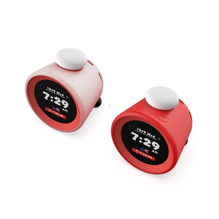 For Nintendo Sound Clock Alarmo DOBE Smart Motion Alarm Silicone Protective Case(Red)