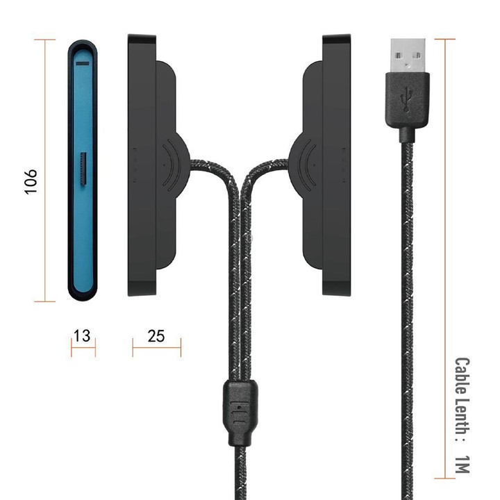 For Nintendo Switch 2 Left and Right Handles Dual Charging Cable