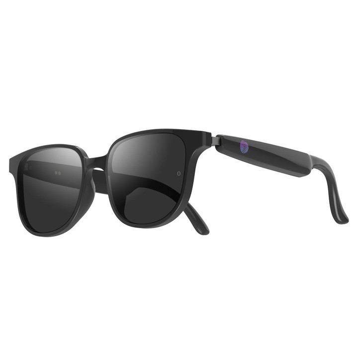 GL08 Smart Glasses, Support Touch Control / Built-in Call Microphone / Open Style Audio Experience(Black)