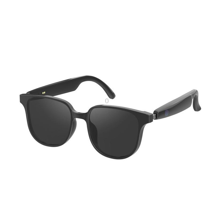 GL08 Smart Glasses, Support Touch Control / Built-in Call Microphone / Open Style Audio Experience(Black)
