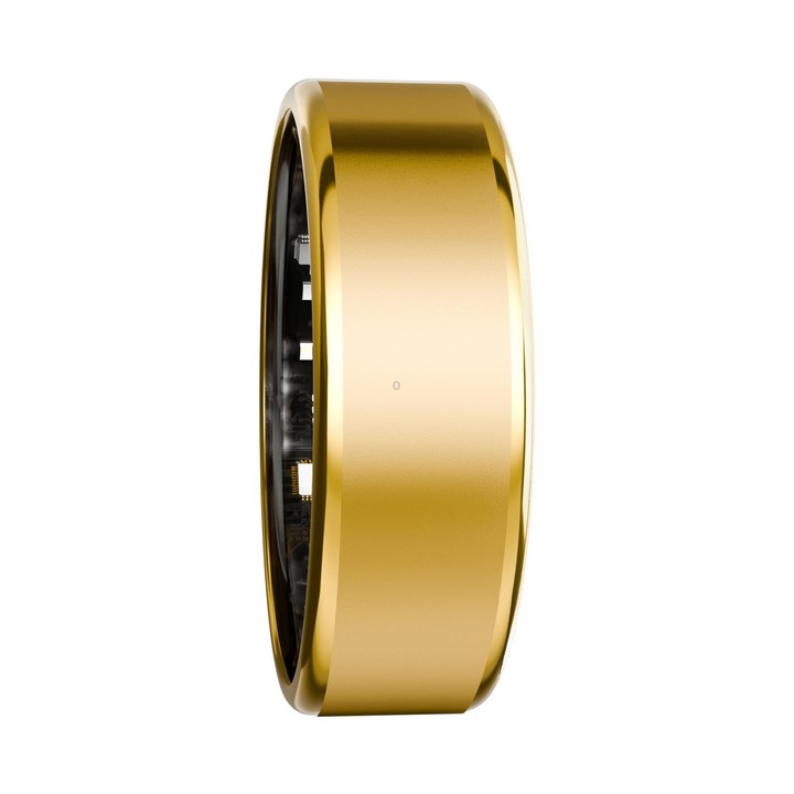 R100 SIZE 7 Smart Ring, Support Heart Rate / Blood Oxygen / Sleep Monitoring / Remote Photography(Gold)