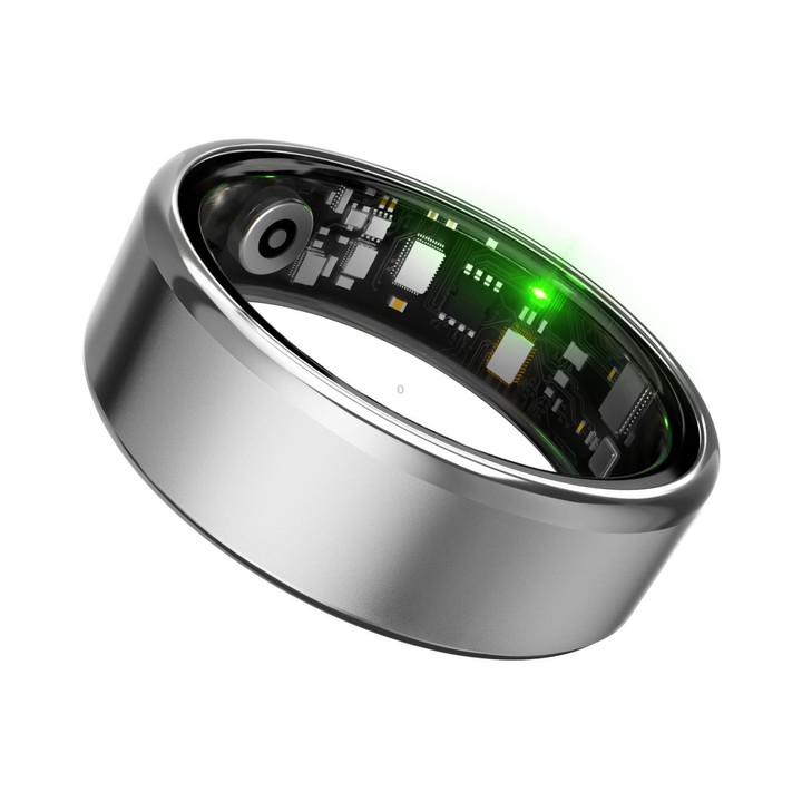 R100 SIZE 7 Smart Ring, Support Heart Rate / Blood Oxygen / Sleep Monitoring / Remote Photography(Silver)