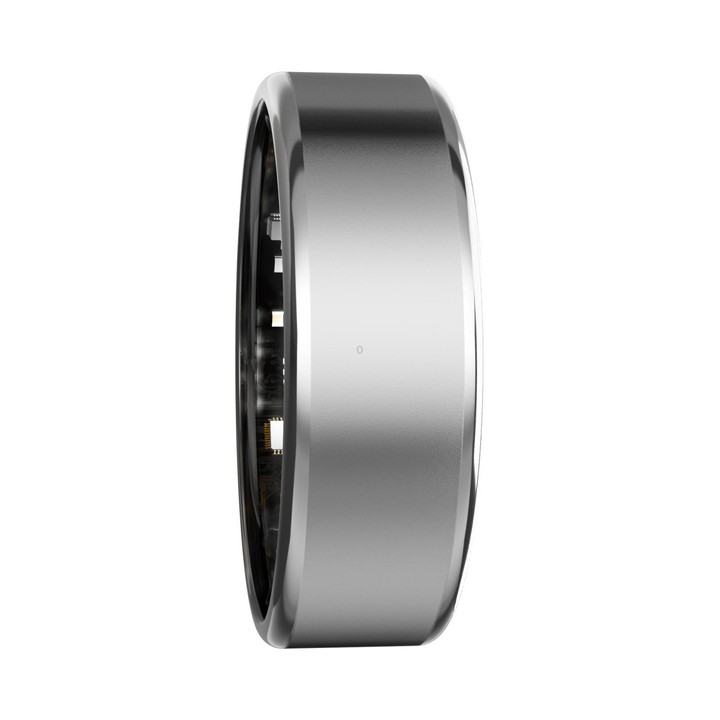 R100 SIZE 8 Smart Ring, Support Heart Rate / Blood Oxygen / Sleep Monitoring / Remote Photography(Silver)