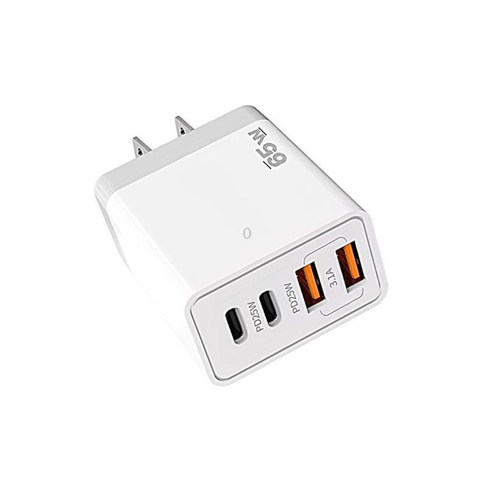 TE-PD44 Dual USB-A Dual Type-C 4-port Mobile Phone Charger US Plug