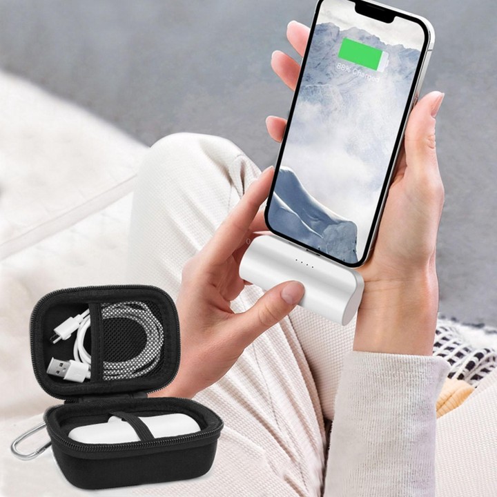 For iWALK Mini / LinkPod Small Portable Power Bank Storage Bag(Black)