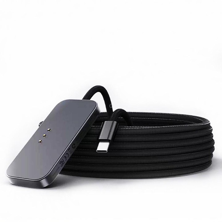 For iPad Air 11 / Air 10.9 Fast Charging Smart PIN Magnetic Charger Wireless Charging Pad with Type-C Cable