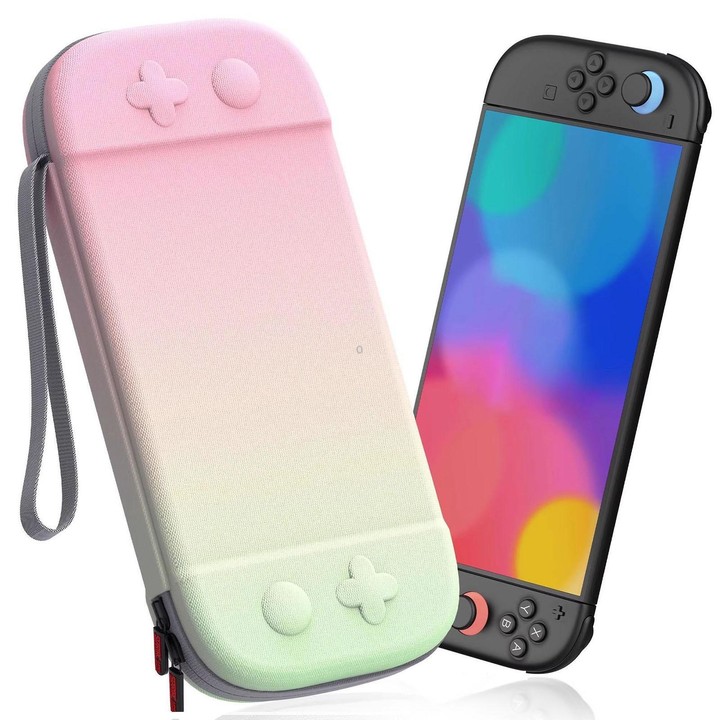 For Nintendo Switch 2 Portable Game Console Storage Case Nylon Protective Carrying Bag(Gradient)