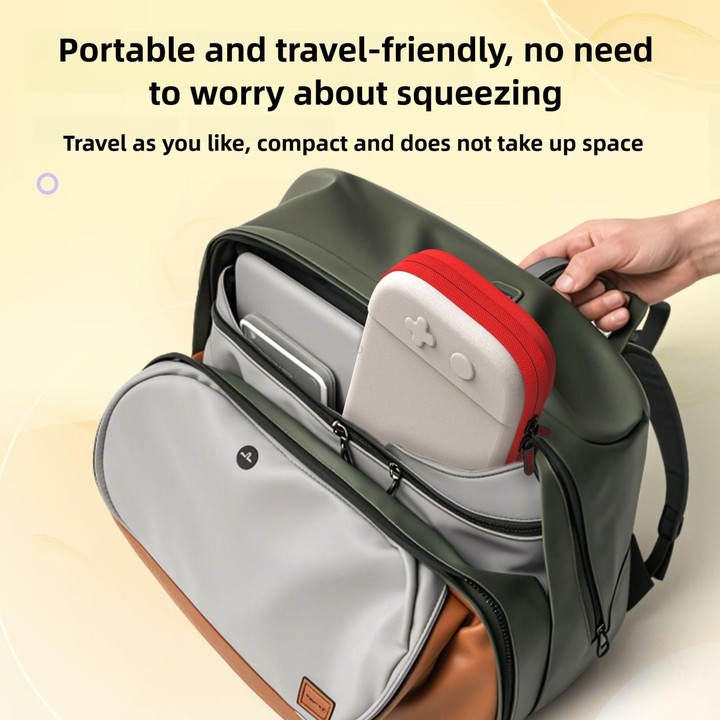 For Nintendo Switch 2 Portable Game Console Storage Case Nylon Protective Carrying Bag(Green)