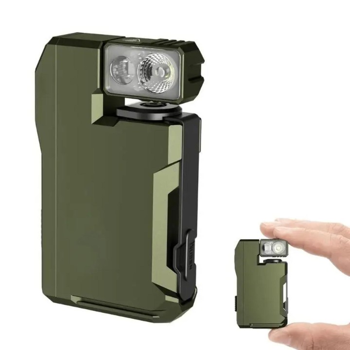 Rechargeable EDC Magnetic Portable Mini Flashlight(Black)