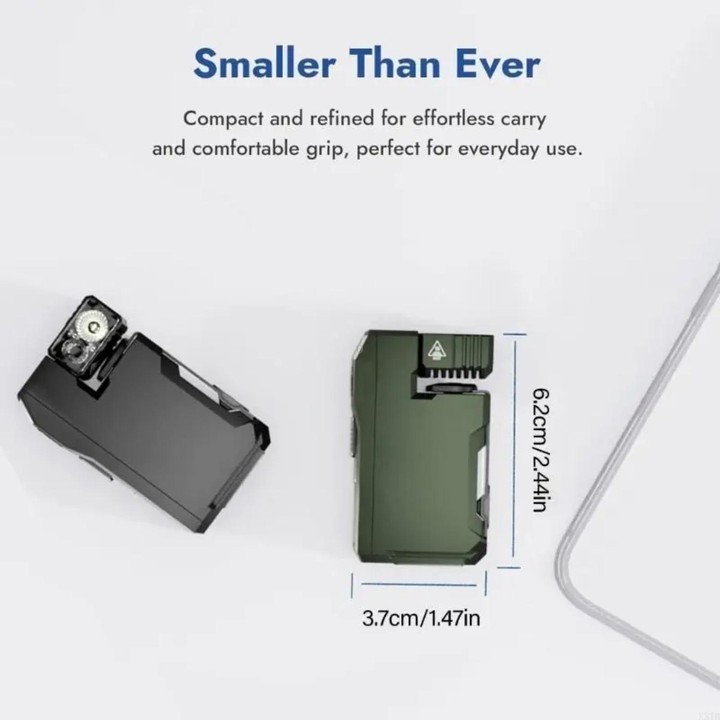 Rechargeable EDC Magnetic Portable Mini Flashlight(Black)