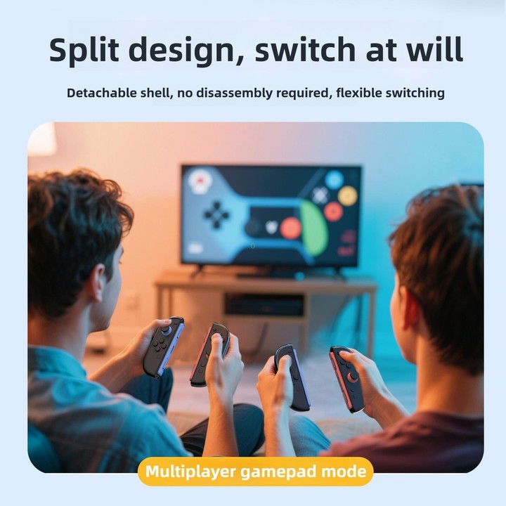 For Nintendo Switch 2 Game Console Crystal Clear Split-Style PC Protective Case
