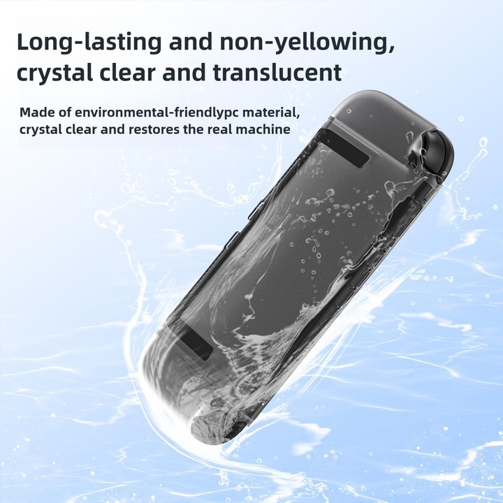 For Nintendo Switch 2 Game Console Crystal Clear Split-Style PC Protective Case