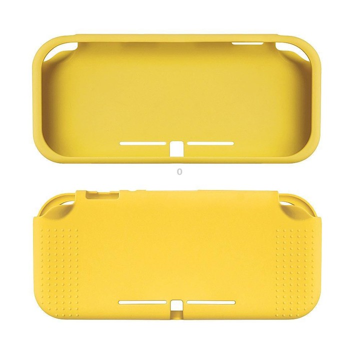 For Nintendo Switch Lite Game Console Anti-Slip Silicone Protective Case(Yellow)