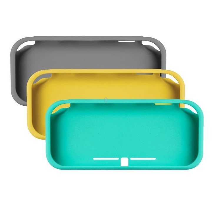For Nintendo Switch Lite Game Console Anti-Slip Silicone Protective Case(Gray)