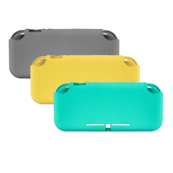 For Nintendo Switch Lite Game Console Anti-Slip Silicone Protective Case(Gray)