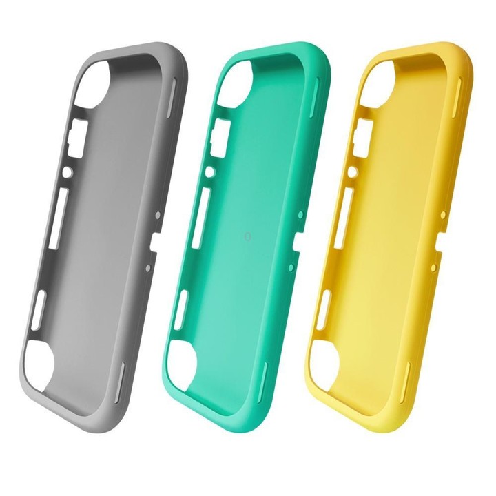 For Nintendo Switch Lite Game Console Anti-Slip Silicone Protective Case(Gray)