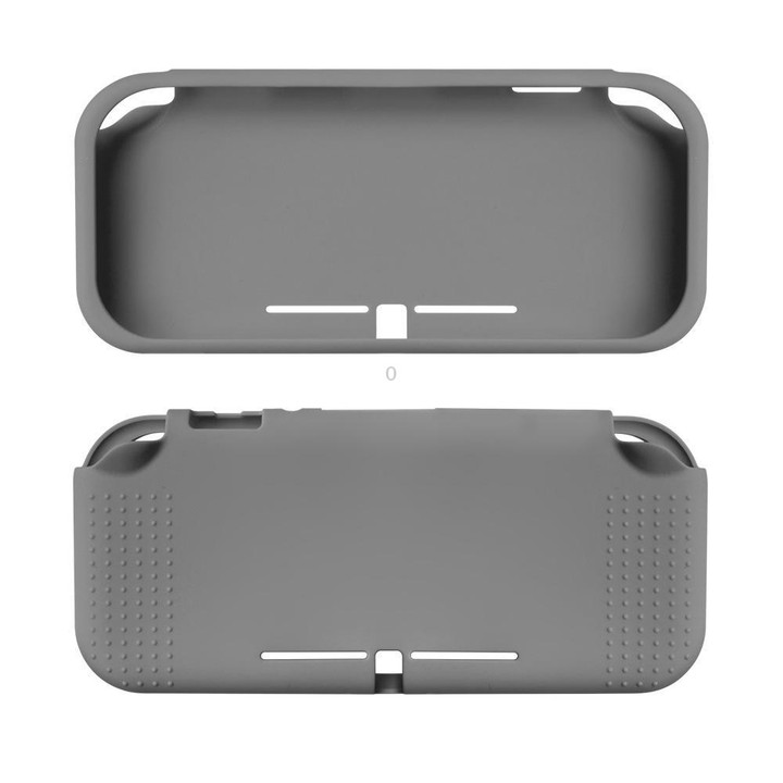 For Nintendo Switch Lite Game Console Anti-Slip Silicone Protective Case(Gray)