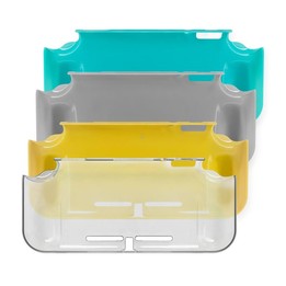 For Nintendo Switch Lite Game Console Semi-Package PC Protective Case(Silver Gray)