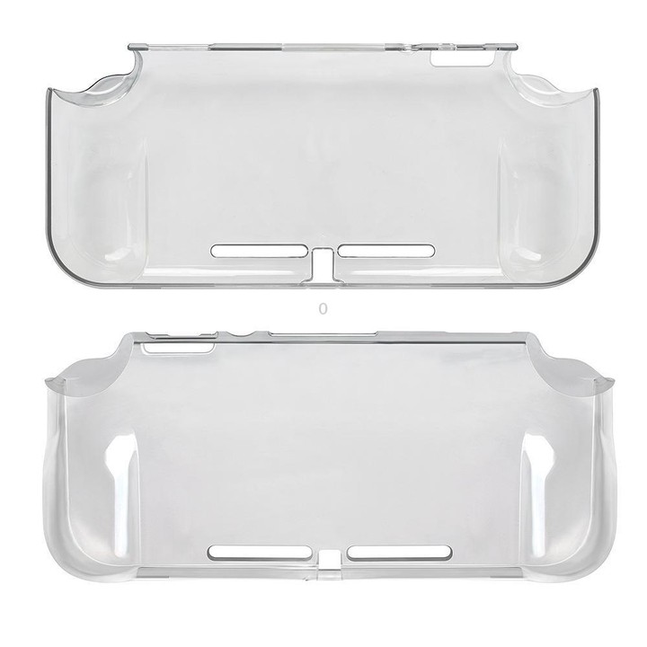 For Nintendo Switch Lite Game Console Semi-Package PC Protective Case(Transparent White)