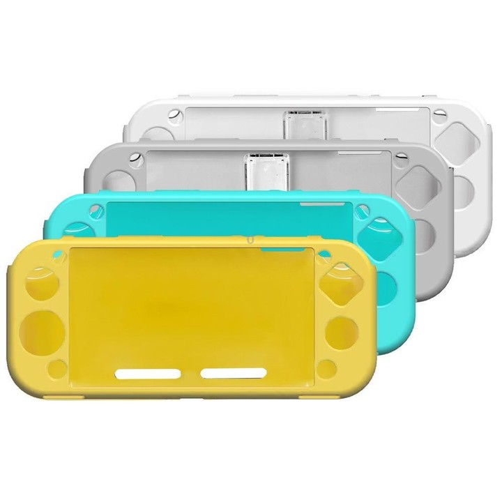 For Nintendo Switch Lite Game Console All-Inclusive PC Protective Case(Yellow)