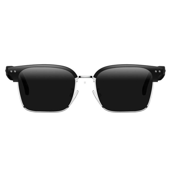 W100D Smart Glasses, Support AI Intelligent Translation / AI Conversation / BT Calling(Black)