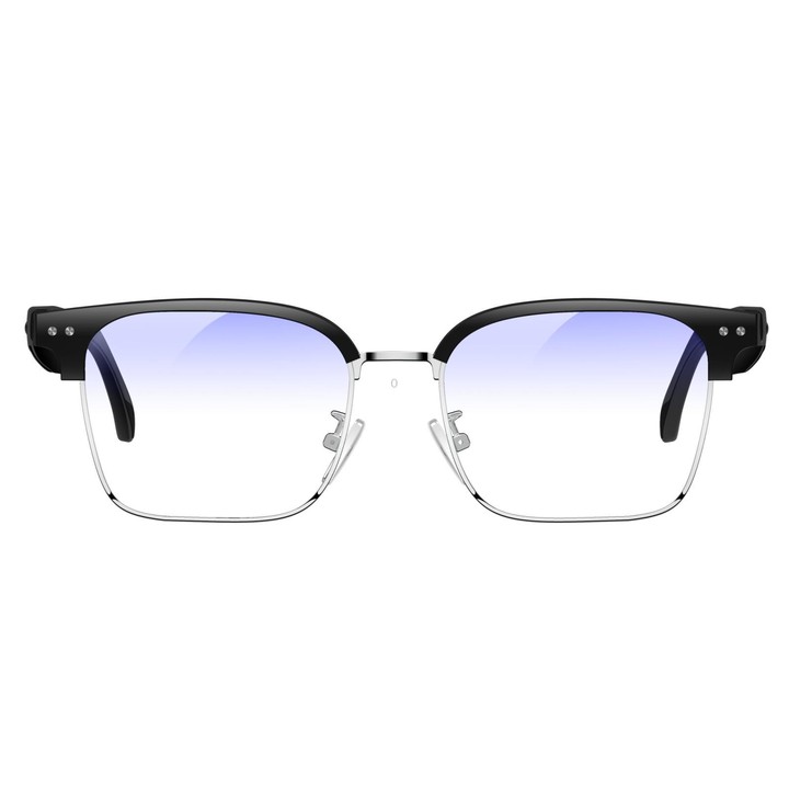 W100D Smart Glasses, Support AI Intelligent Translation / AI Conversation / BT Calling(White)