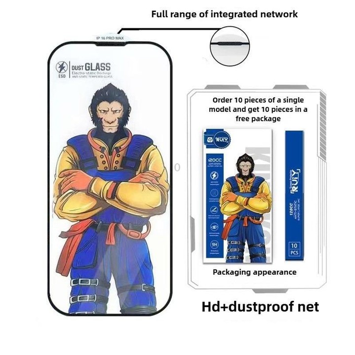 For Samsung Galaxy S21+ 5G 10pcs Armor Super-Strong 3D Curved 120C Anti-Static High-Aluminum Screen-Printed HD Tempered Glass Fi