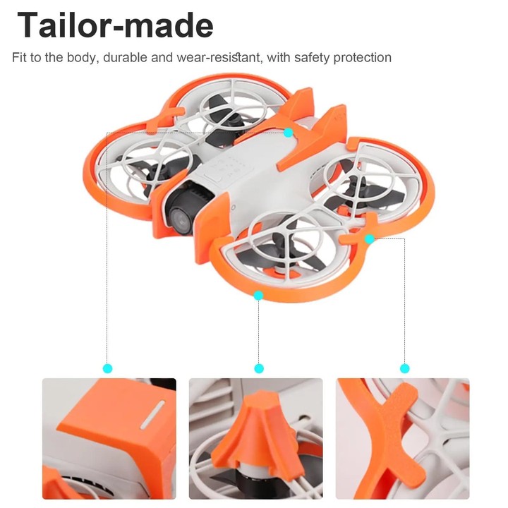 For DJI Neo Propeller Protective Guard Anti-collision Ring Cover(Orange)