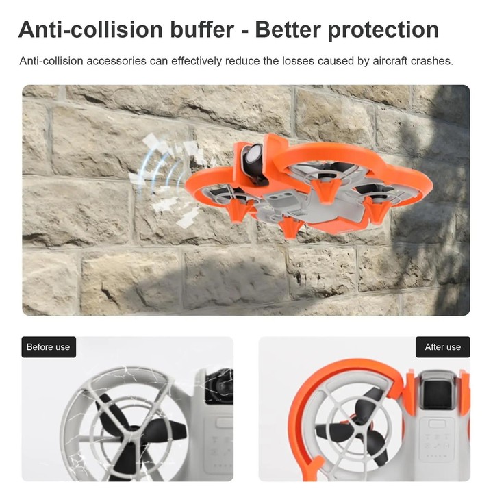 For DJI Neo Propeller Protective Guard Anti-collision Ring Cover(Orange)