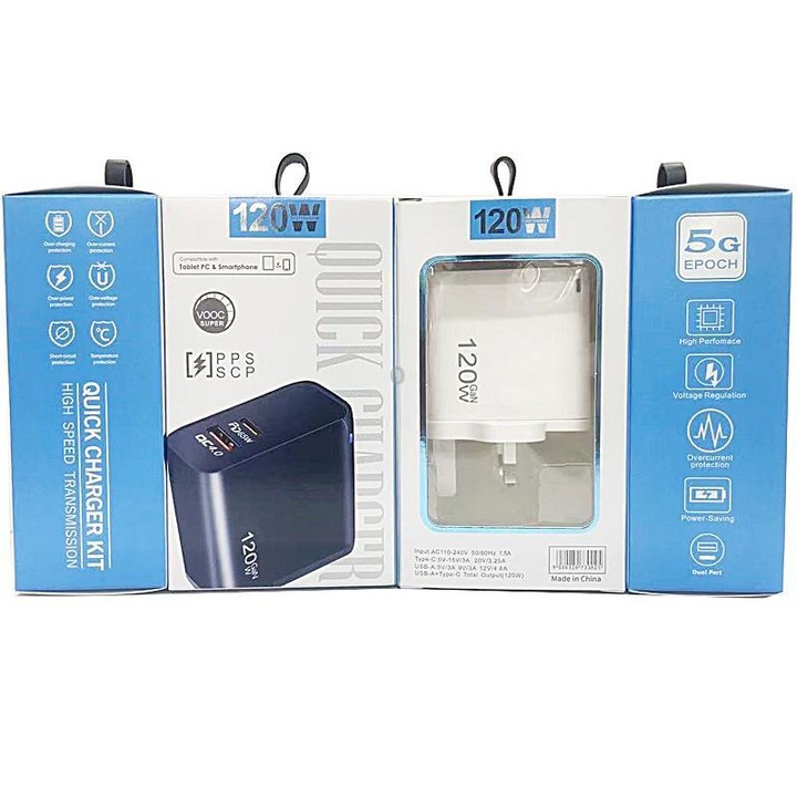 TE-PD65 GaN PD 65W + QC4.0 USB Charger with Type-C to Type-C Data Cable, EU Plug(Black)