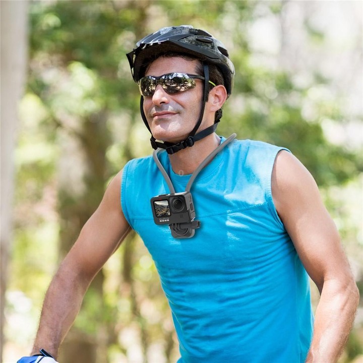 K08-1C Versatile Vlog Aceessories Portable Neck Mount Sports Camera Holder