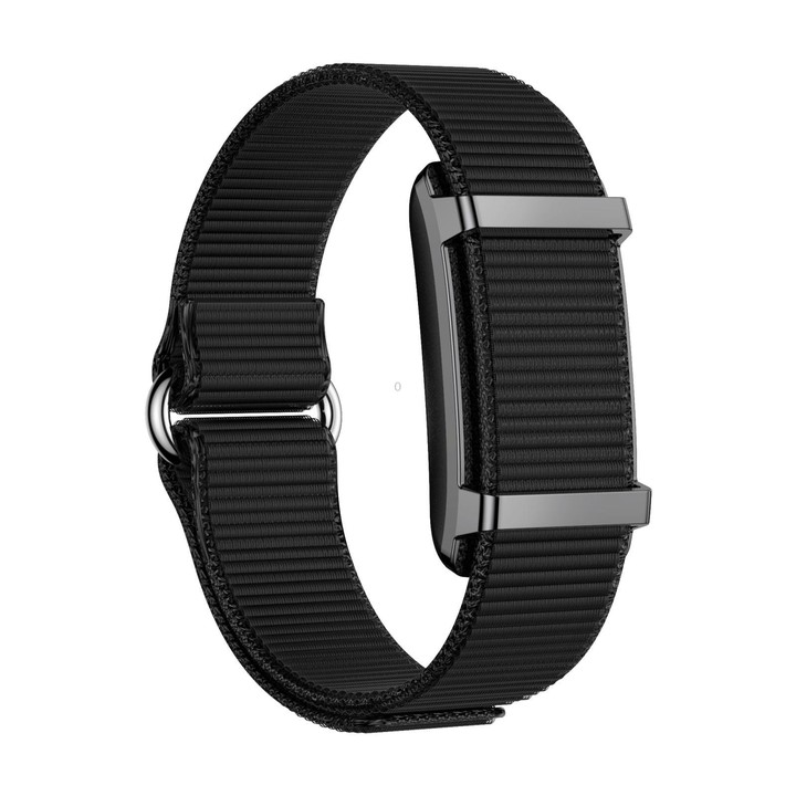 Y25 Screenless BT Smart Bracelet Nylon Strap, Support Sleep / Heart Rate Monitoring / Exercise Data Records(Black)