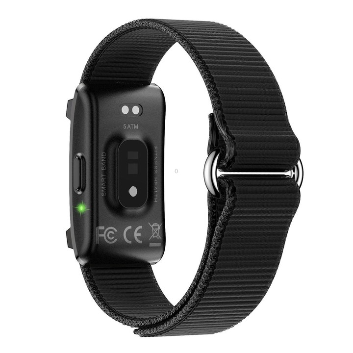 Y25 Screenless BT Smart Bracelet Nylon Strap, Support Sleep / Heart Rate Monitoring / Exercise Data Records(Black)