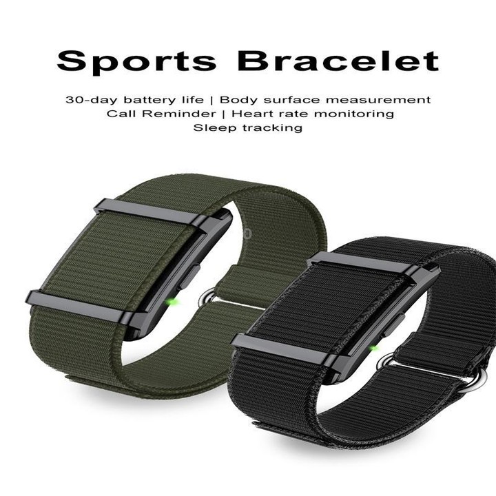 Y25 Screenless BT Smart Bracelet Nylon Strap, Support Sleep / Heart Rate Monitoring / Exercise Data Records(Green)