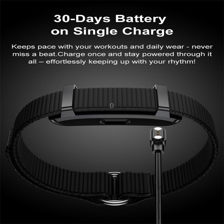 Y25 Screenless BT Smart Bracelet Nylon Strap, Support Sleep / Heart Rate Monitoring / Exercise Data Records(Green)
