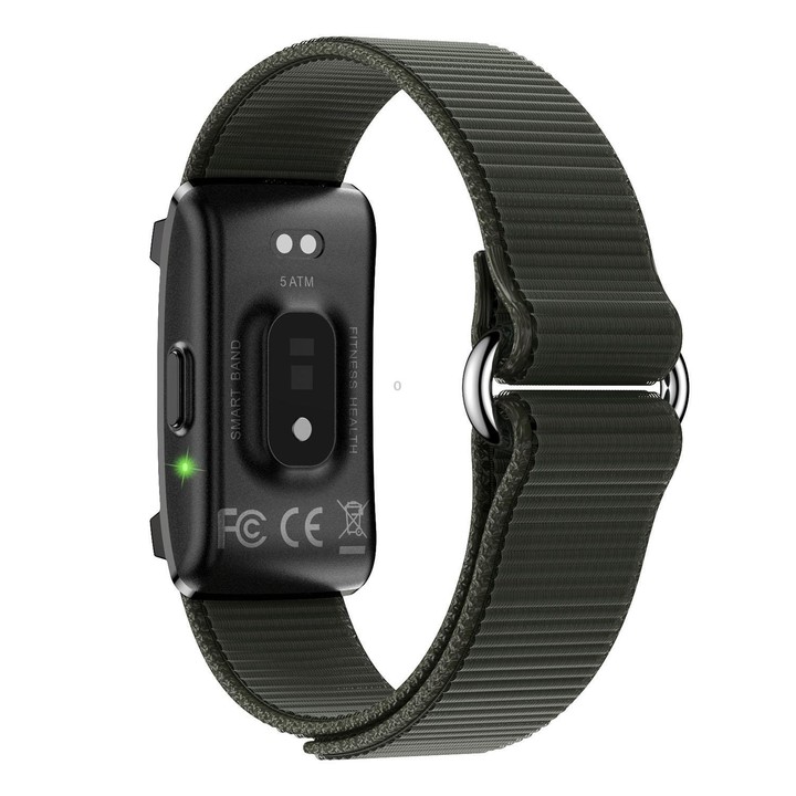 Y25 Screenless BT Smart Bracelet Nylon Strap, Support Sleep / Heart Rate Monitoring / Exercise Data Records(Green)
