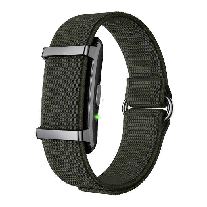 Y25 Screenless BT Smart Bracelet Nylon Strap, Support Sleep / Heart Rate Monitoring / Exercise Data Records(Green)