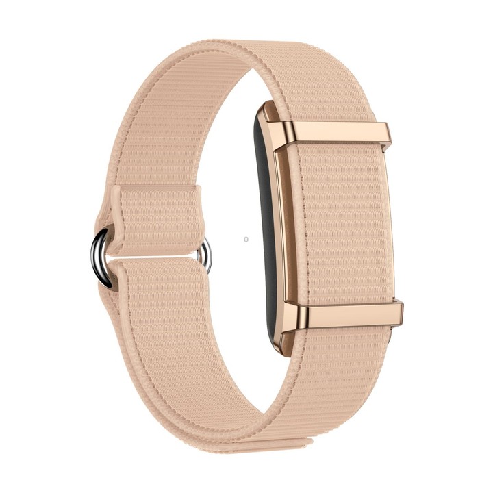 Y25 Screenless BT Smart Bracelet Nylon Strap, Support Sleep / Heart Rate Monitoring / Exercise Data Records(Gold)