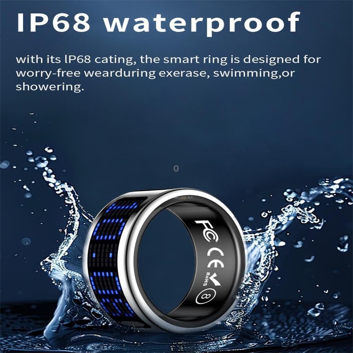 SR16 SIZE 11 Smart Ring, Support Heart Rate / Blood Oxygen / Sleep Monitoring / Multiple Sports Modes(Black)