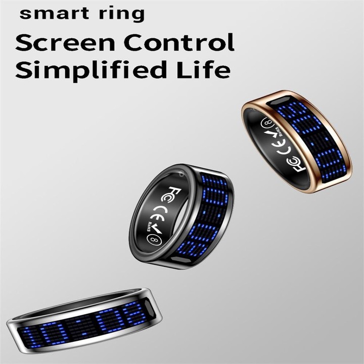 SR16 SIZE 11 Smart Ring, Support Heart Rate / Blood Oxygen / Sleep Monitoring / Multiple Sports Modes(Black)