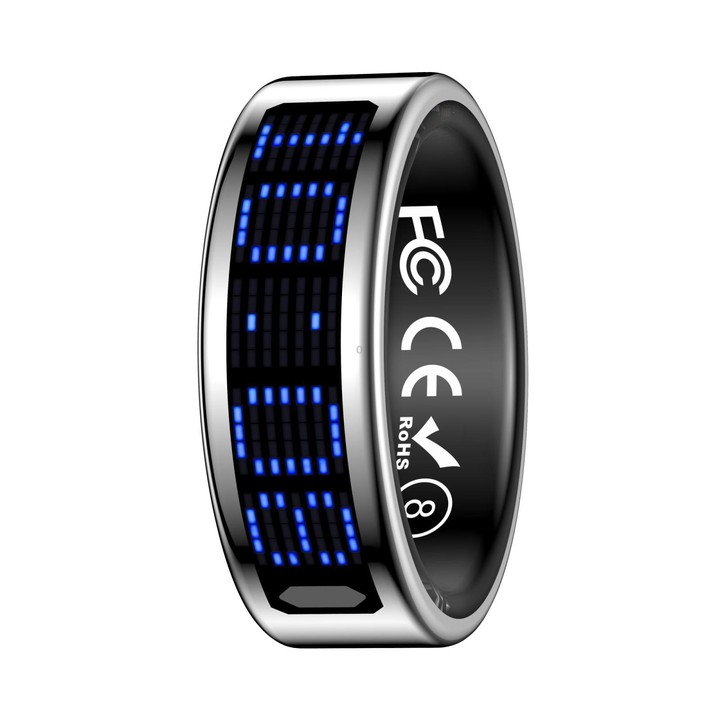 SR16 SIZE 11 Smart Ring, Support Heart Rate / Blood Oxygen / Sleep Monitoring / Multiple Sports Modes(Silver)
