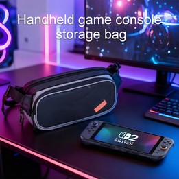 For Nintendo Switch 2 EVA Inner Tray Gaming Console Crossbody Bag