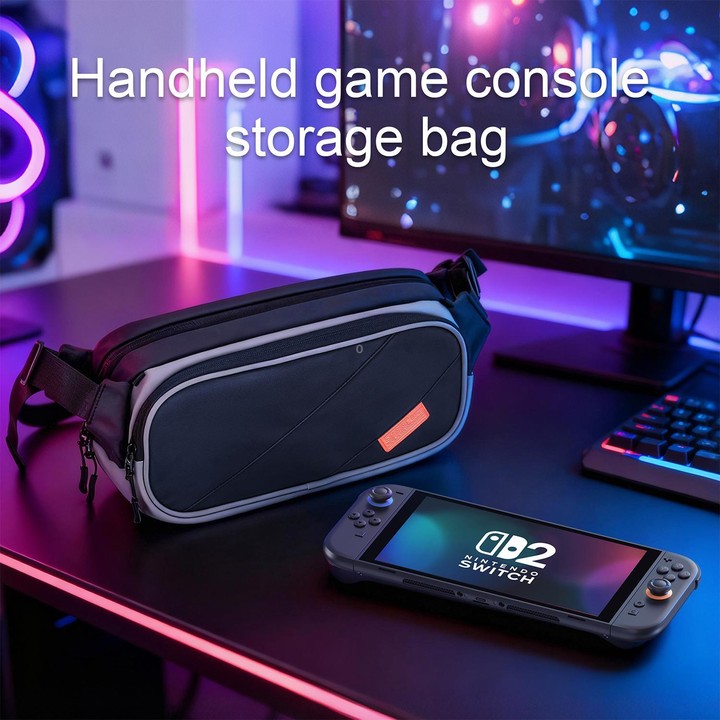 For Nintendo Switch 2 EVA Inner Tray Gaming Console Crossbody Bag