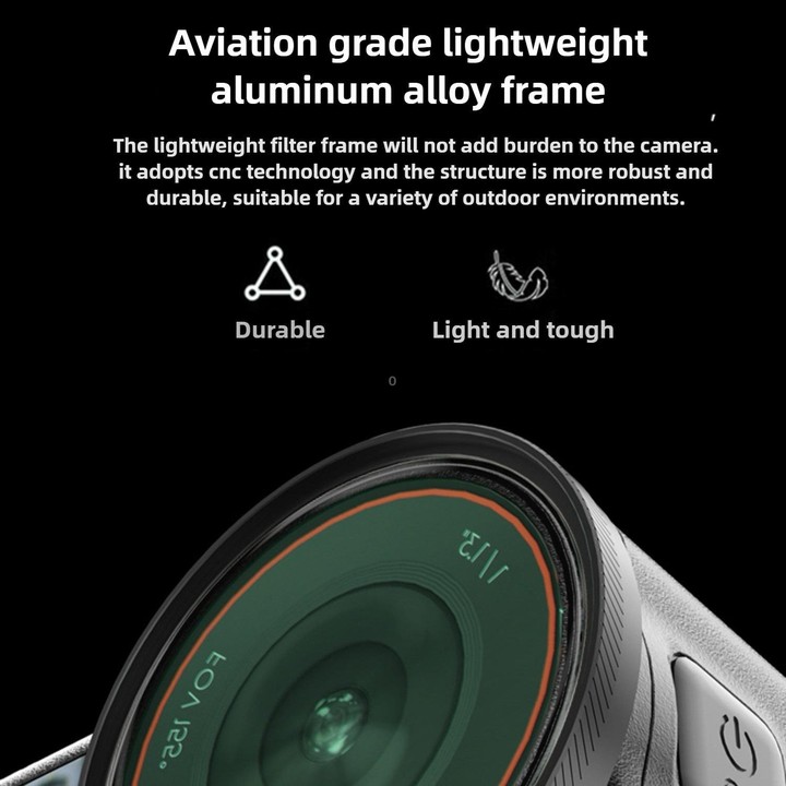 For DJI Osmo Action 6 Lens Protector Diffusion 1/4 Filter