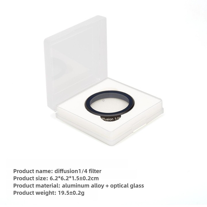 For DJI Osmo Action 6 Lens Protector Diffusion 1/4 Filter