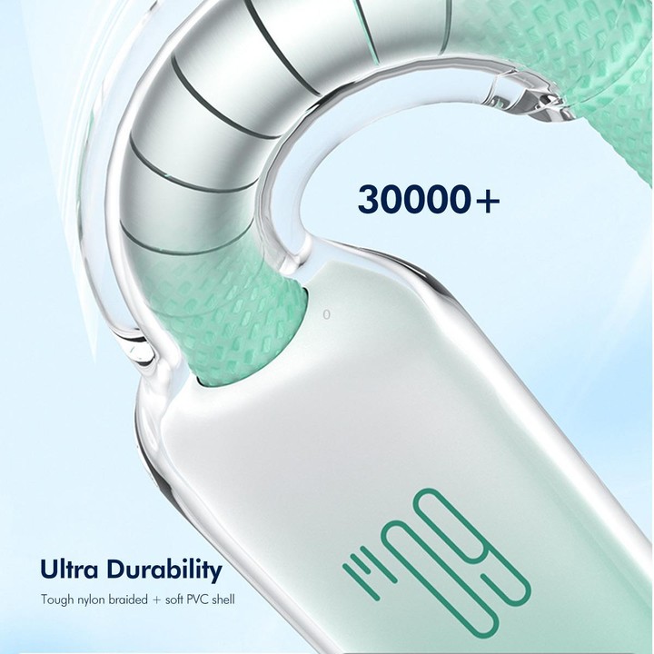 ENKAY PD60W Type-C to Type-C Gradient Color Nylon Braided Charging Data Cable, Length:1m(Dark Blue)