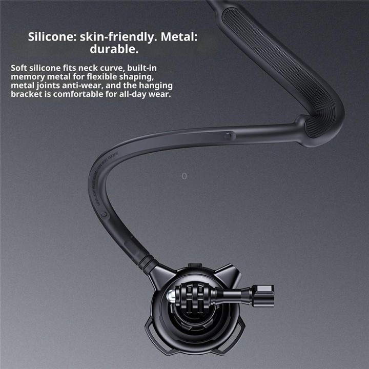 G01 Rotatable Neck Holder Bracket For DJI, GoPro, Insta360, and other Action Cameras