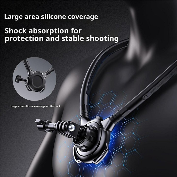 G01 Rotatable Neck Holder Bracket For DJI, GoPro, Insta360, and other Action Cameras