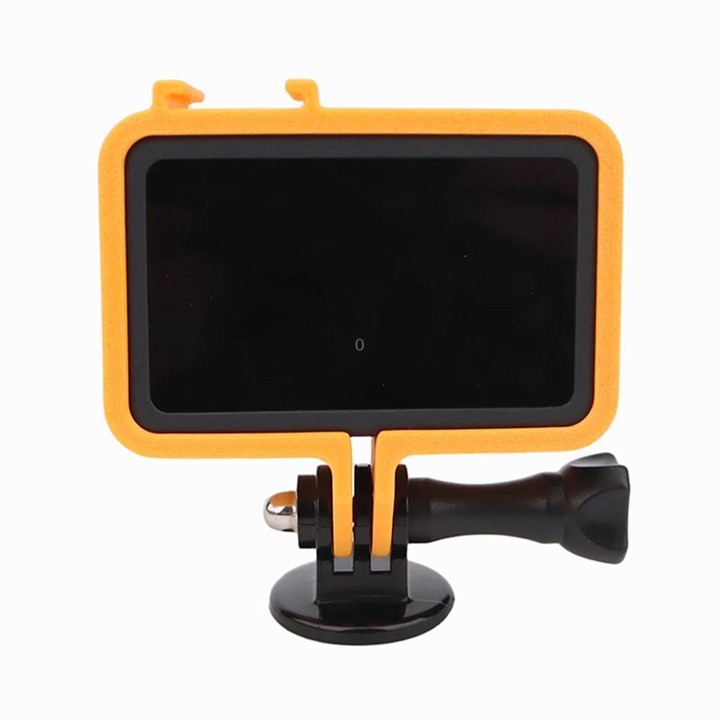 For DJI Osmo Action 6 Cold Shoe Cage Expansion Adapter Frame(Yellow)